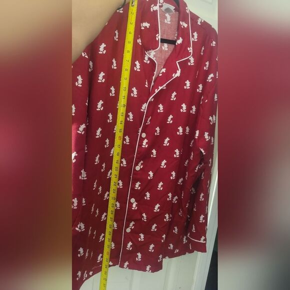 Men's Disney Mickey Mouse Red Pajama Top only, Size 2XL - Picture 10 of 15